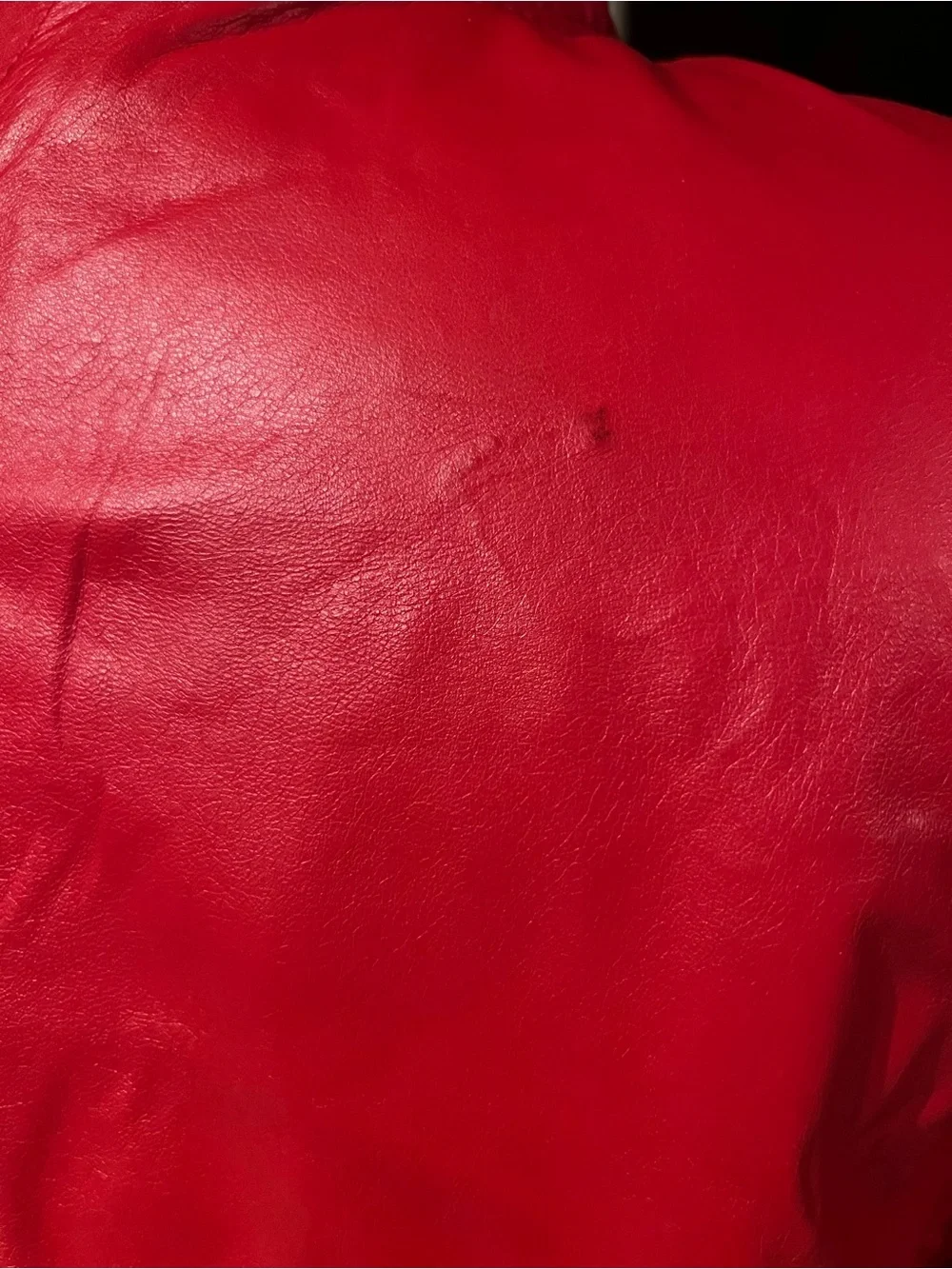 Vintage 1980’s Giotti red leather Michael Jackson Thriller-esque jacket Italy